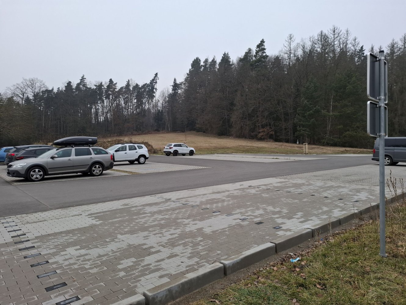 Neue Parkplätze Talsperre Heyda