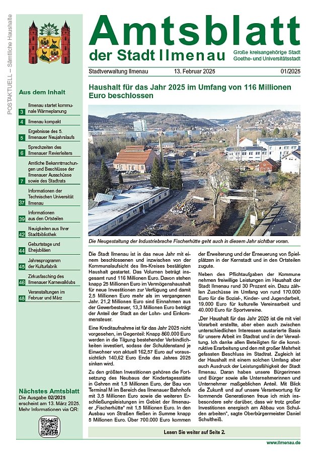 Amtsblatt 01/2025 (Titel)