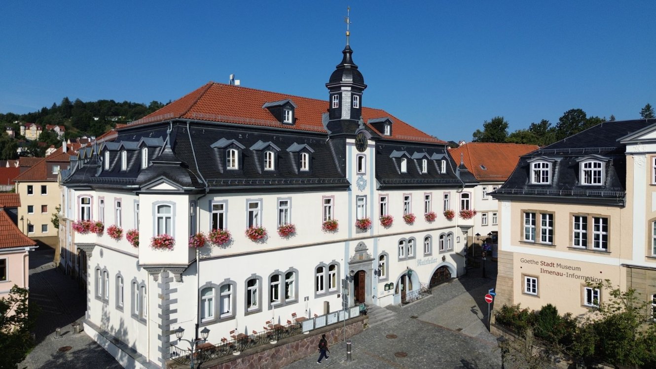 Drohnenaufnahme Rathaus