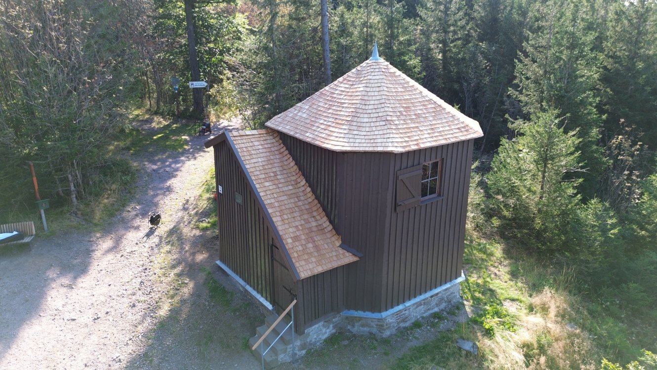 Goethehäuschen auf dem Kickelhahn nach der Sanierung