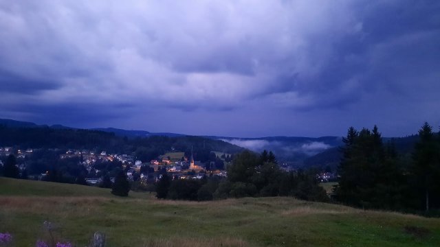 Abendstimmung - im Luftkurort Stützerbach