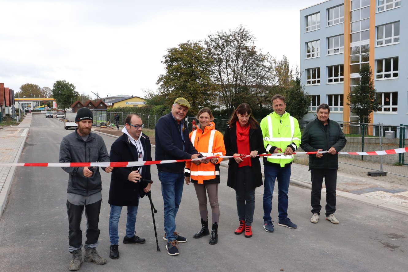 Ziolkowskistraße im Ilmenauer Wohngebiet 