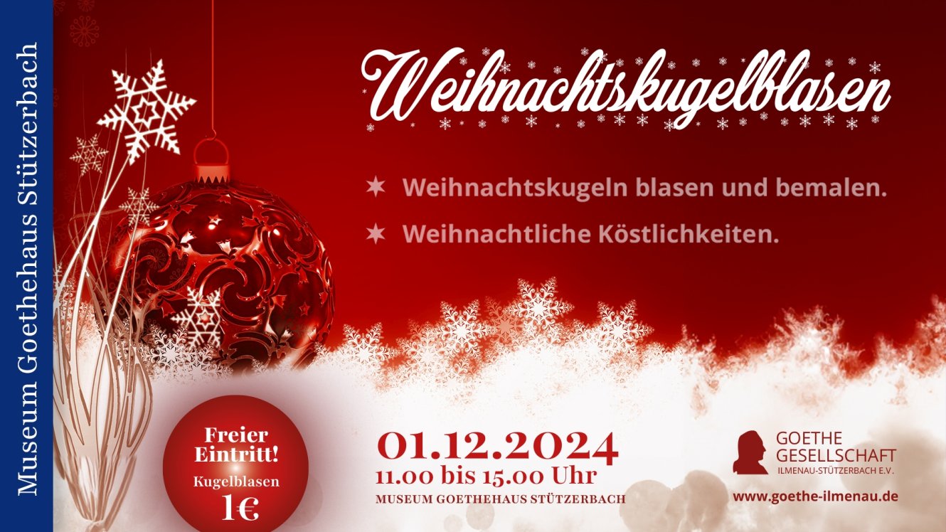 Weihnachtsbaumkugel-Blasen in Stützerbach