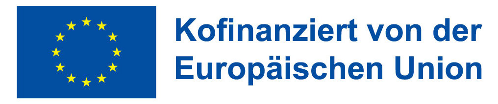 Logo „Kofinanziert von der Europäischen Union“ (horizontal)